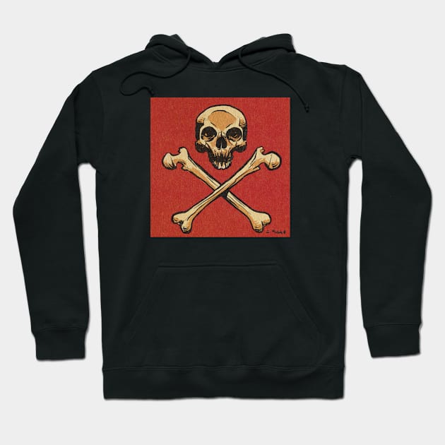 Skull N' Bones Hoodie by RealmsOfNowhere